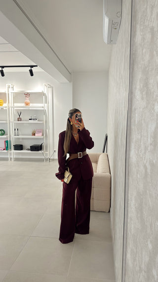 Blazer Bordeaux LUMINA