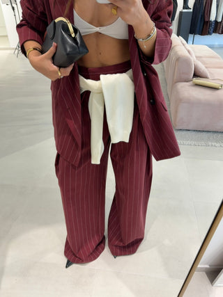 Burgundy Pants Lumina