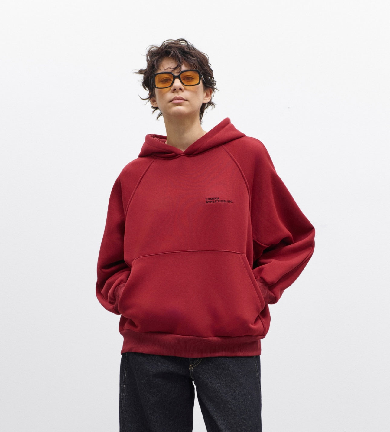 Hoodie Lumina Bordeaux