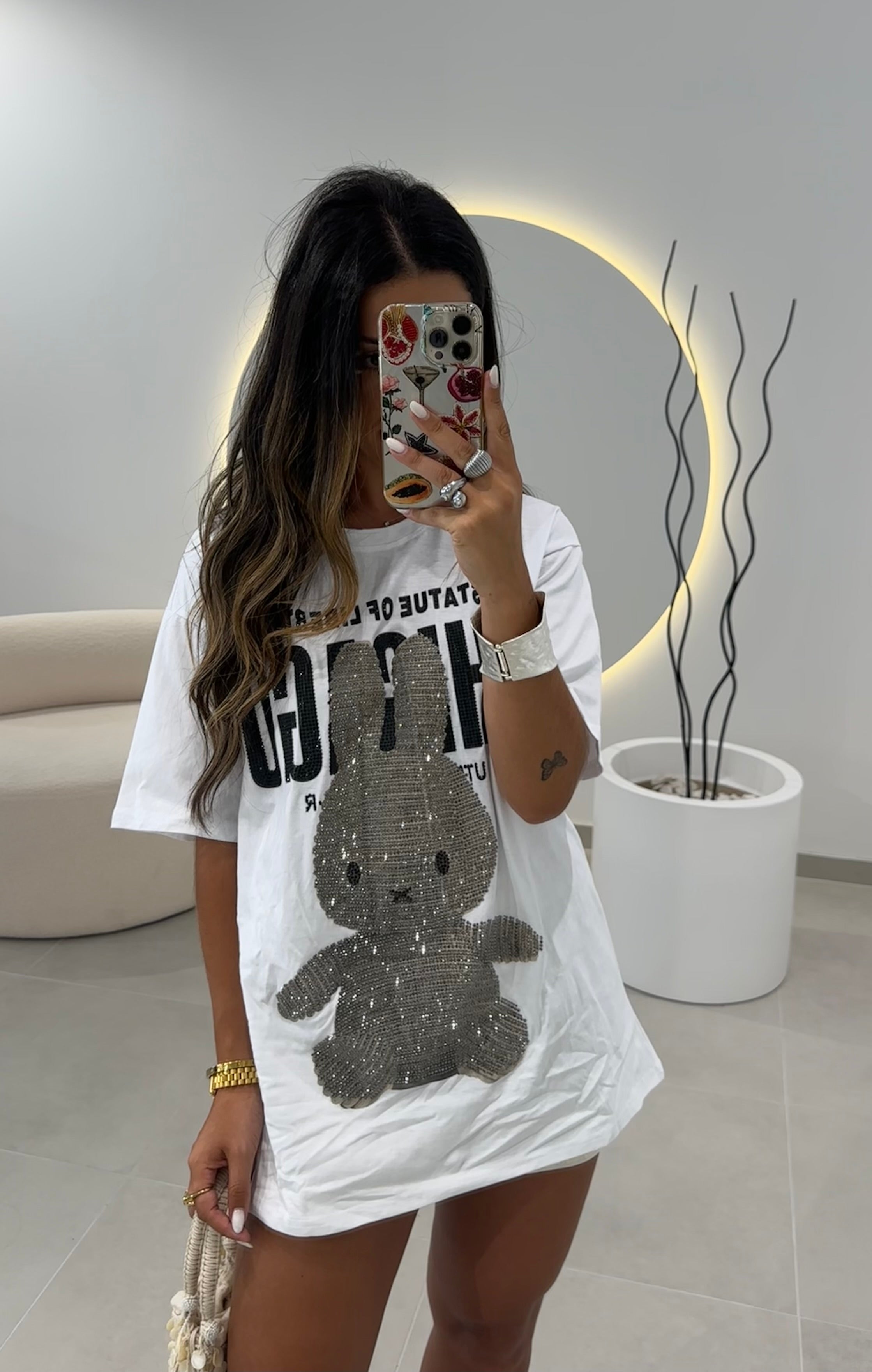 T-Shirt Oversize Brilhos