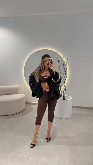 Conjunto Capri Castanho LUMINA