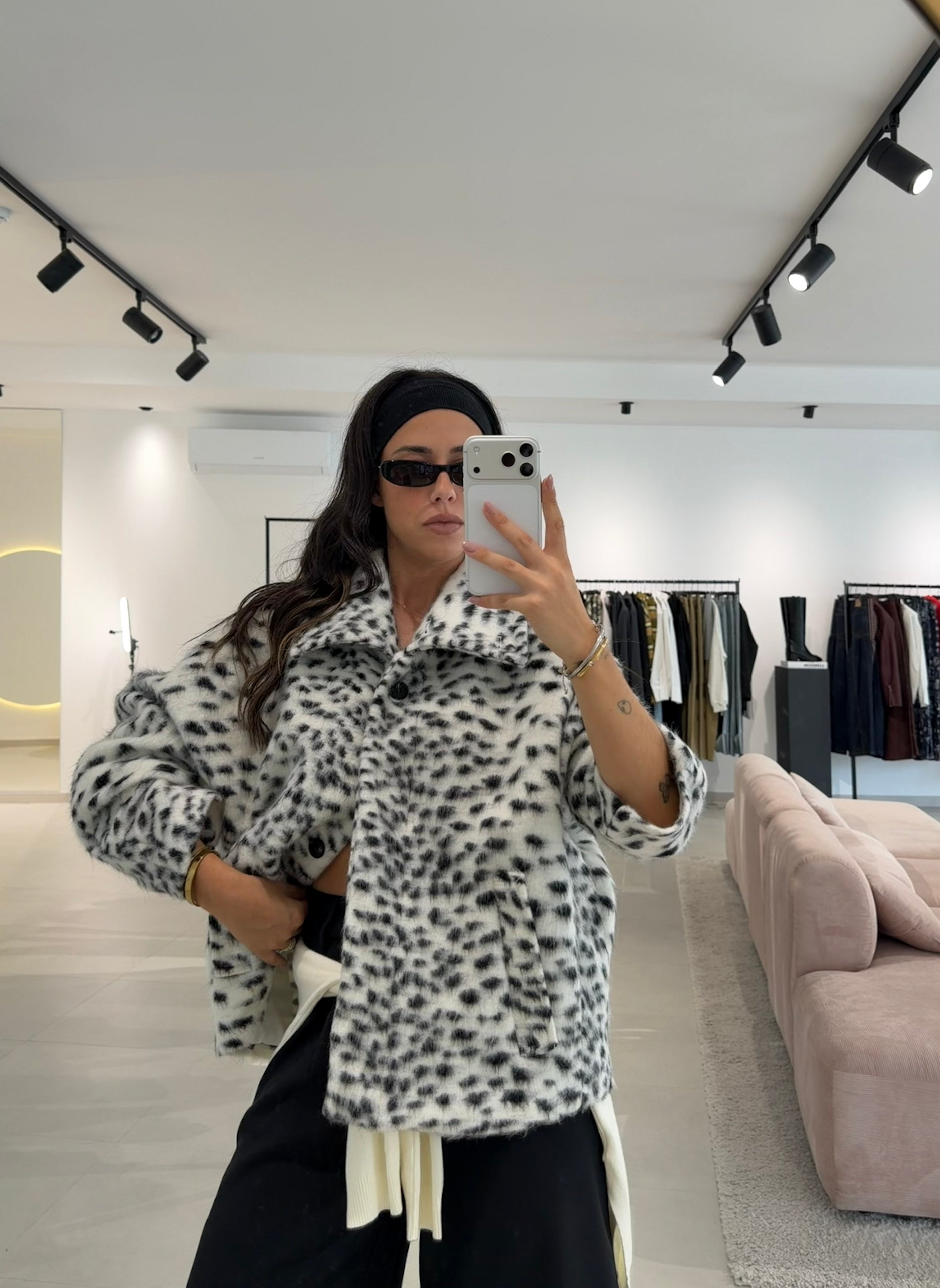 Dalmatian Fur Jacket Lumina