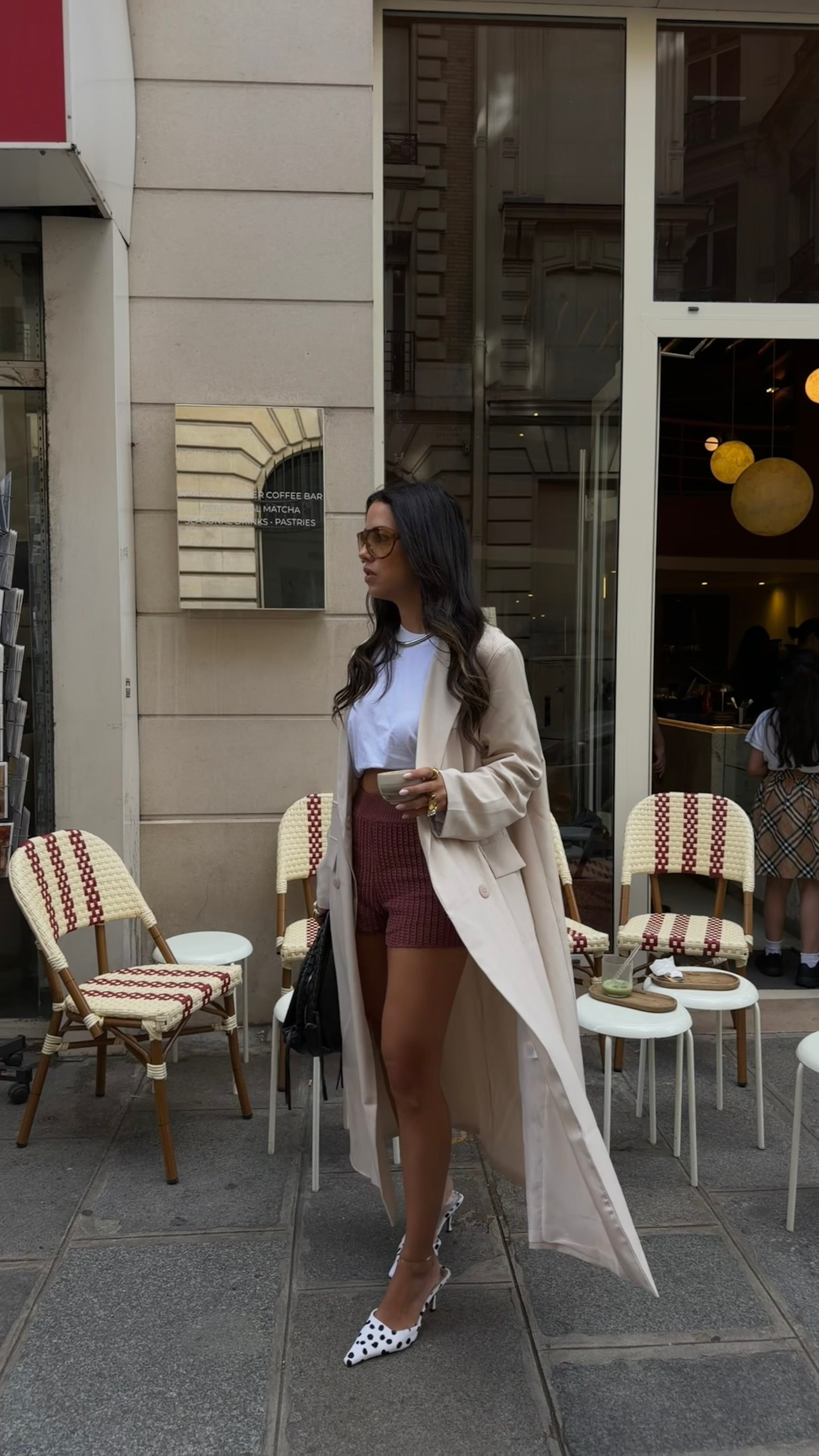 Terracotta Knit Shorts