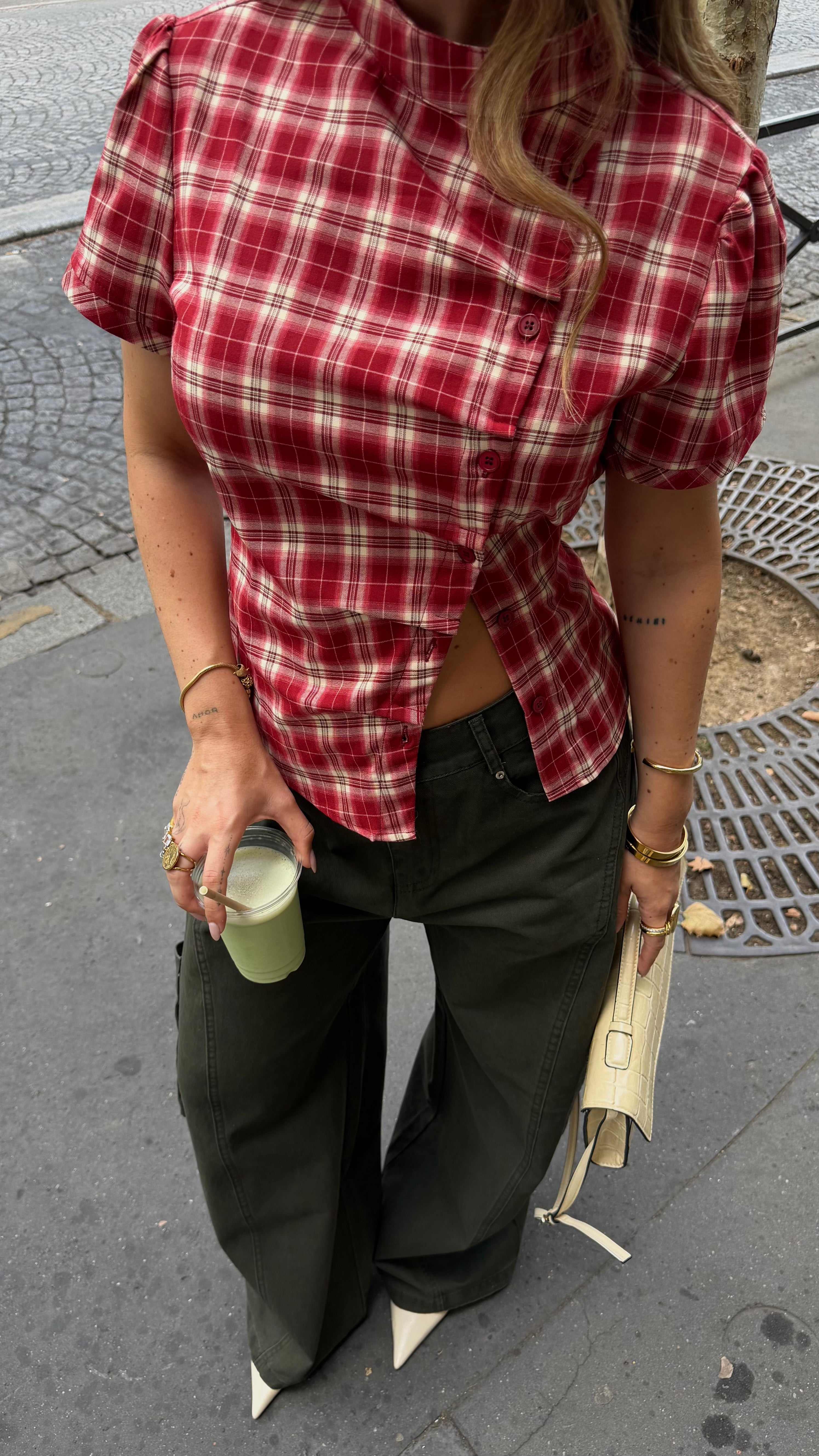 Dark Olive Cargo Jeans