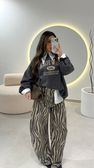 Grey Oversize Sweater