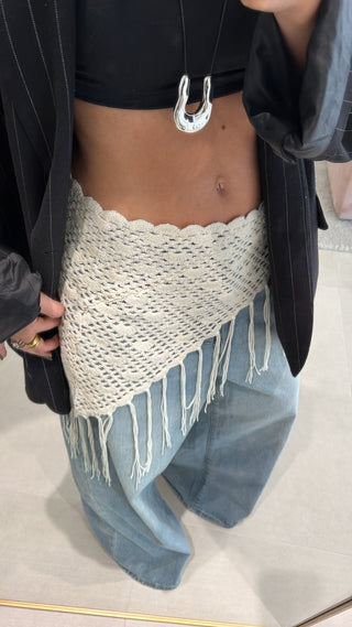 Crochet Fringed Pareo