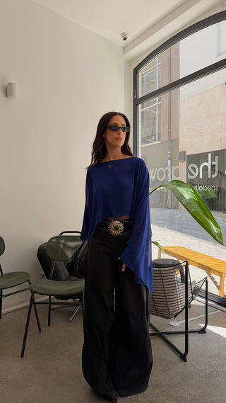 Black Boho Belt