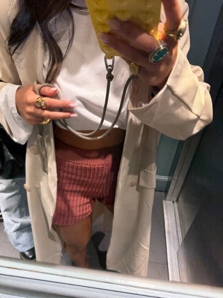 Terracotta Knit Shorts