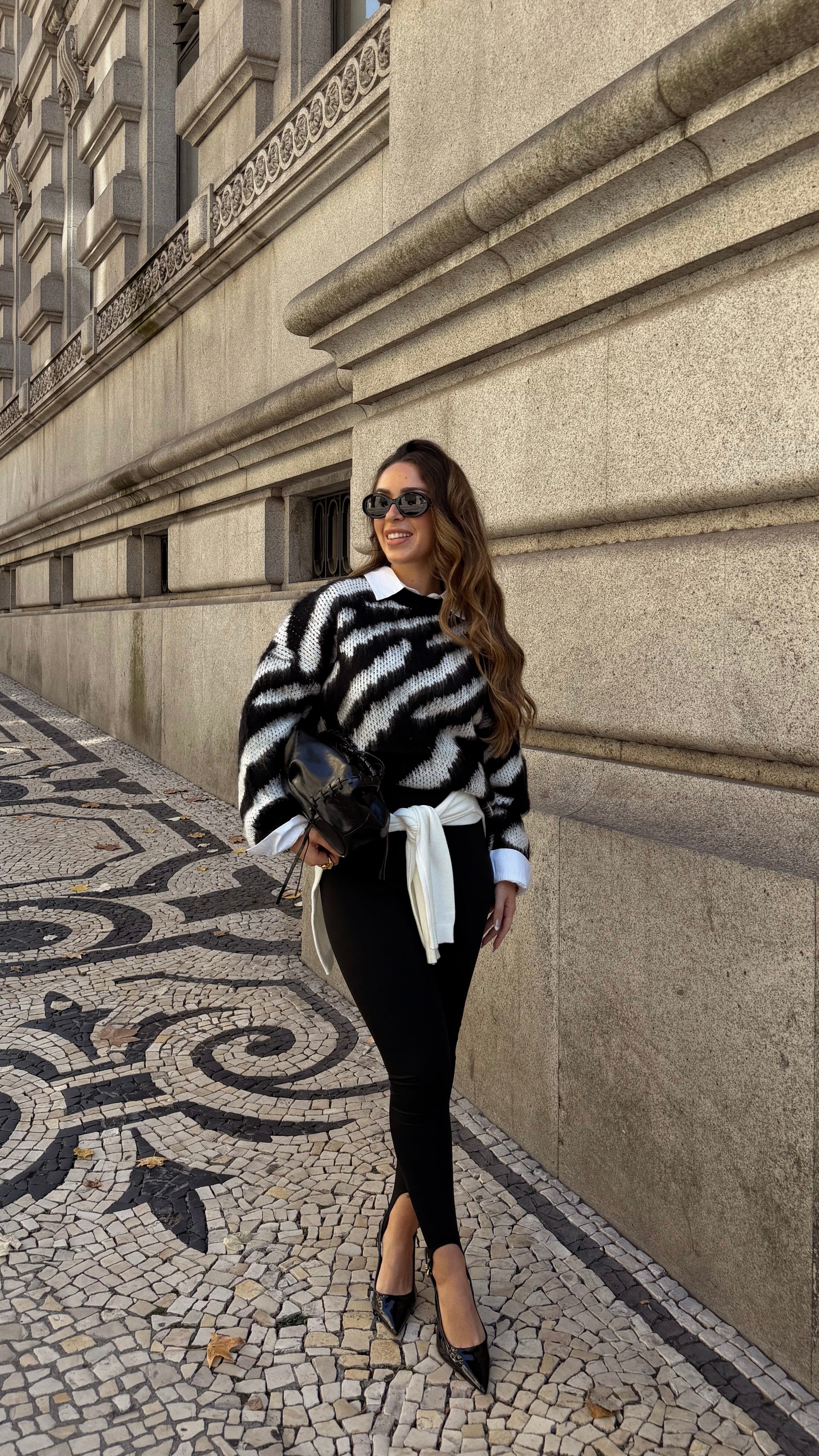 Zebra Oversized Knit