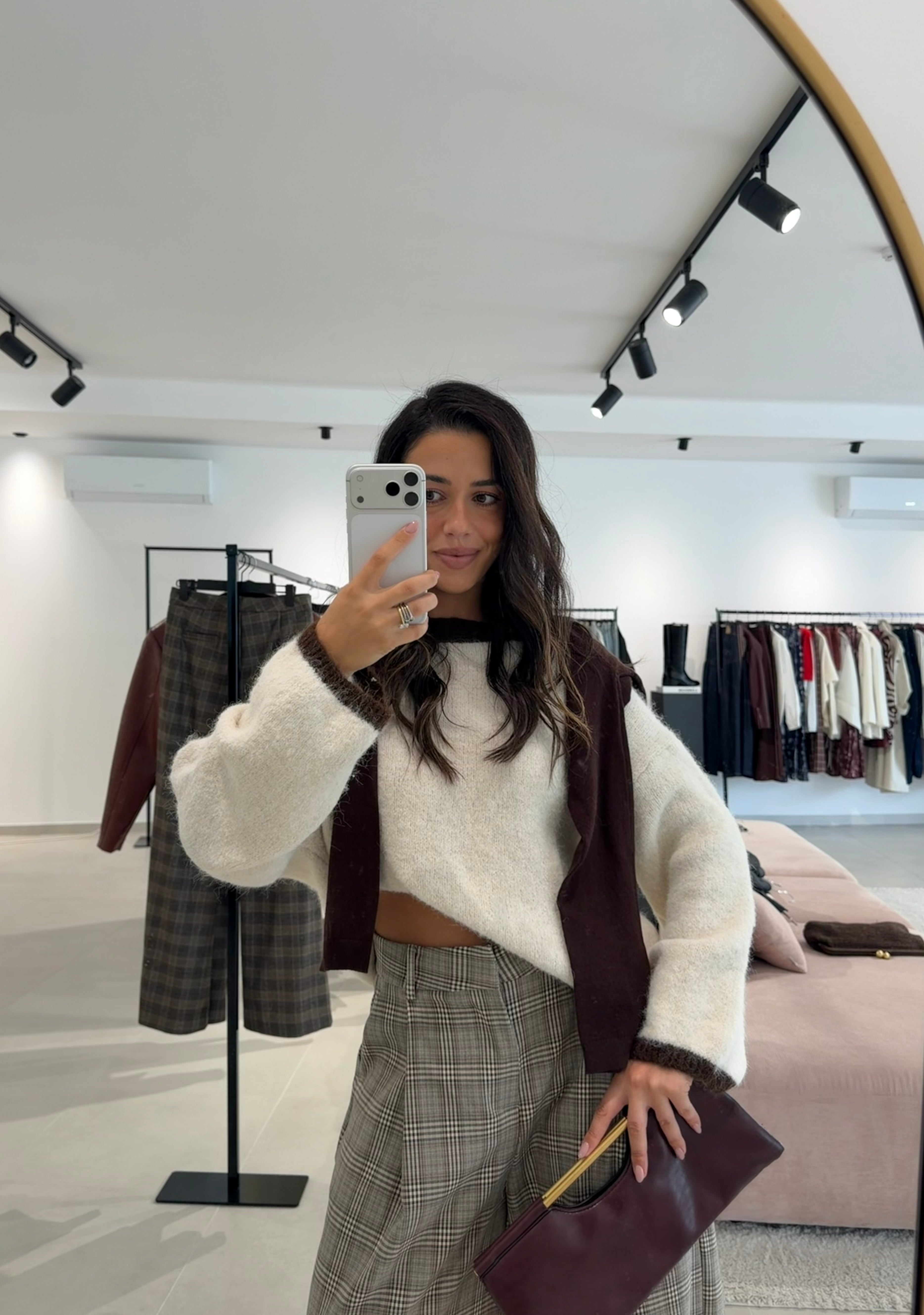 Beige Oversize Knit