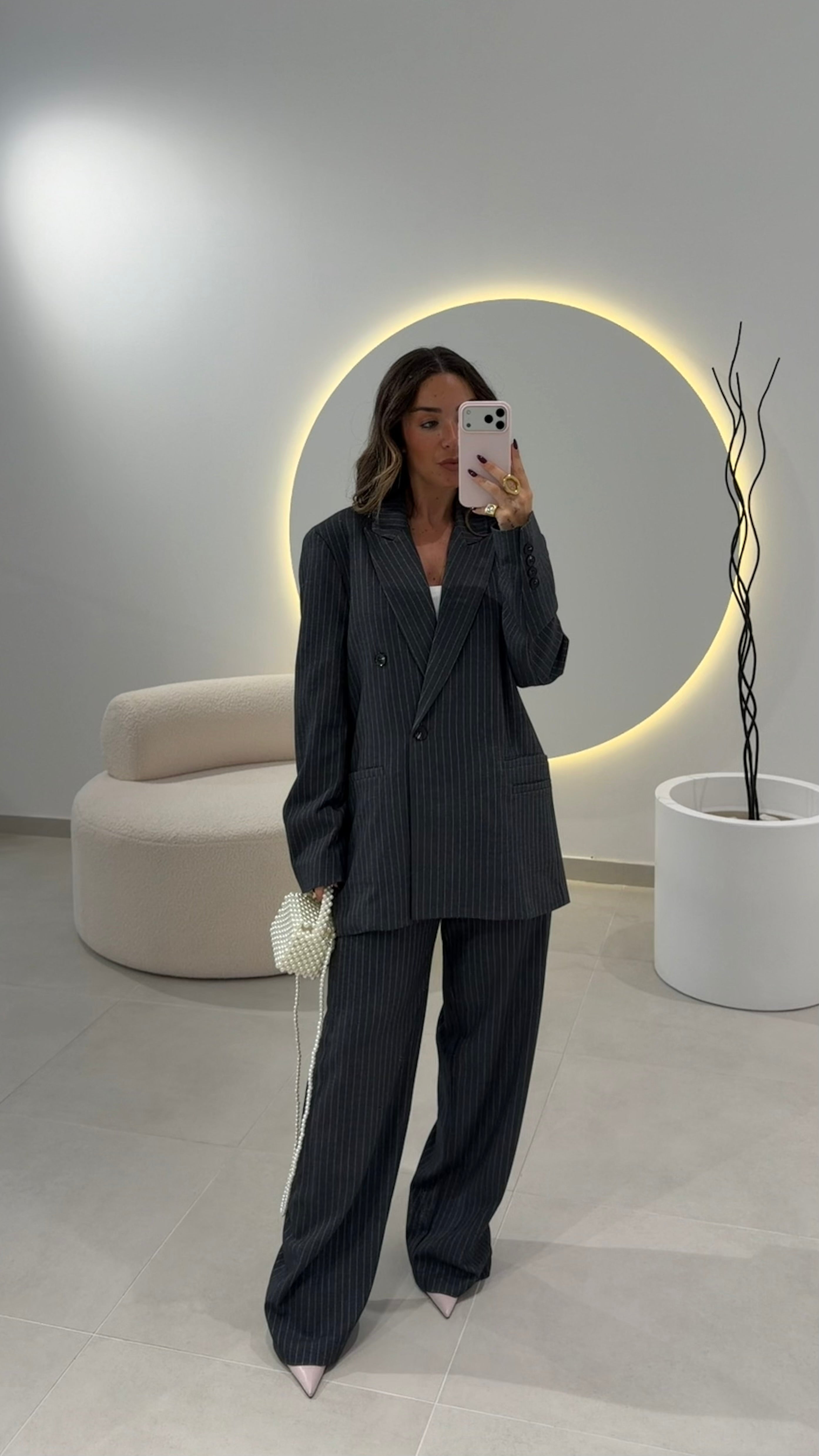Anthracite Grey Blazer Lumina