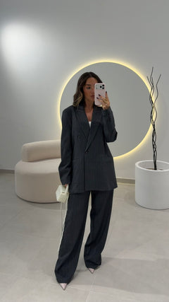 Anthracite Grey Trousers Lumina