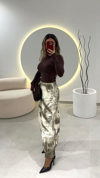 Leopard Jeans Balloon