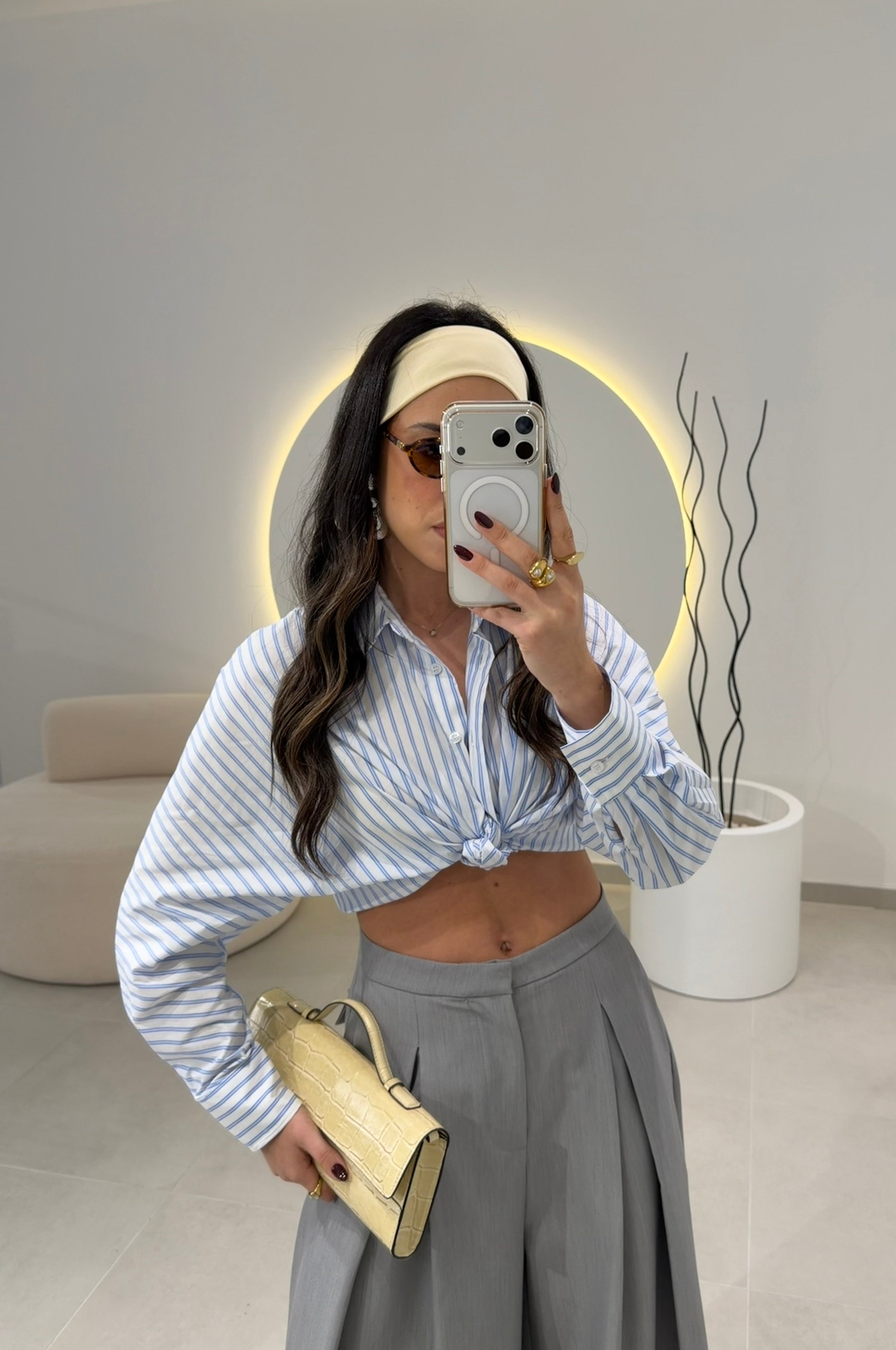 White Oversize Shirt Lumina