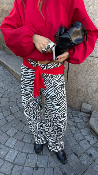 Red Bomber Jacket