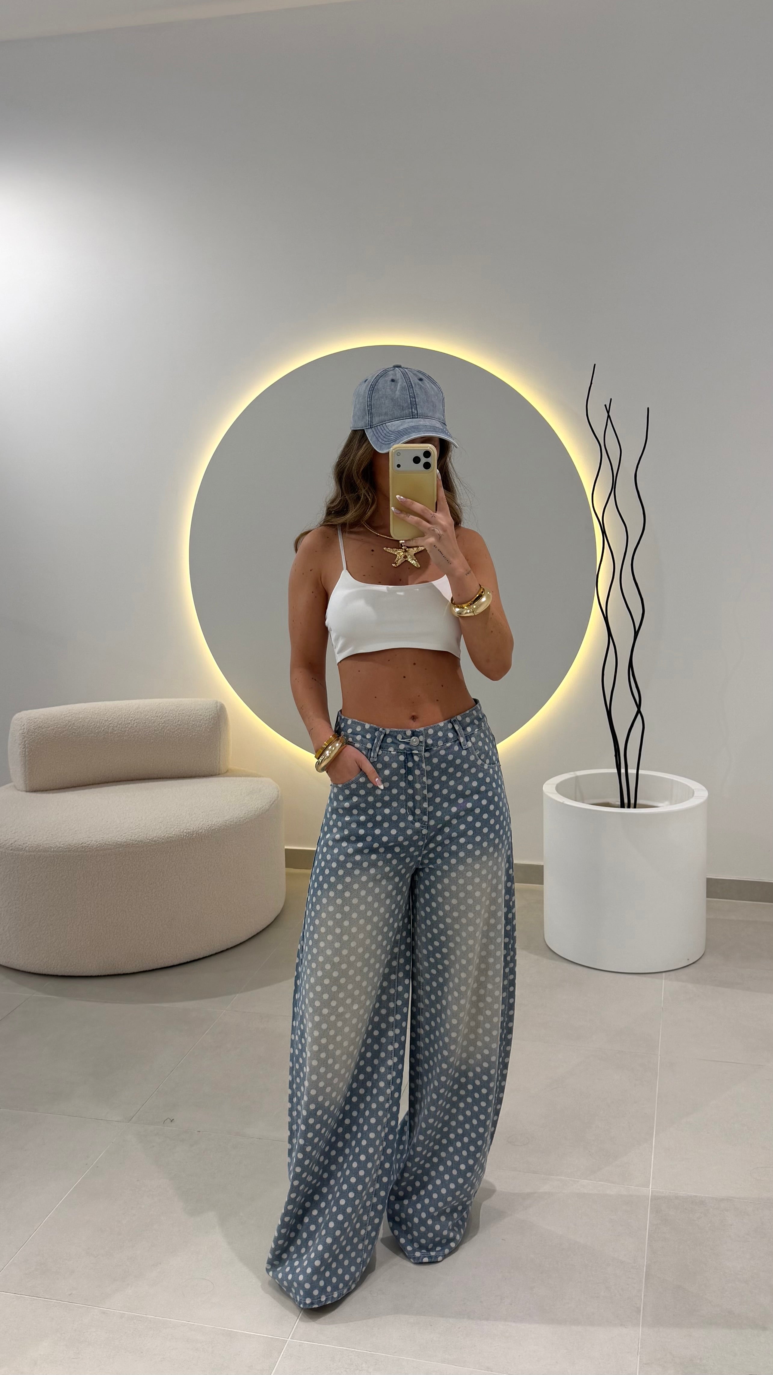Polka Dot Jeans