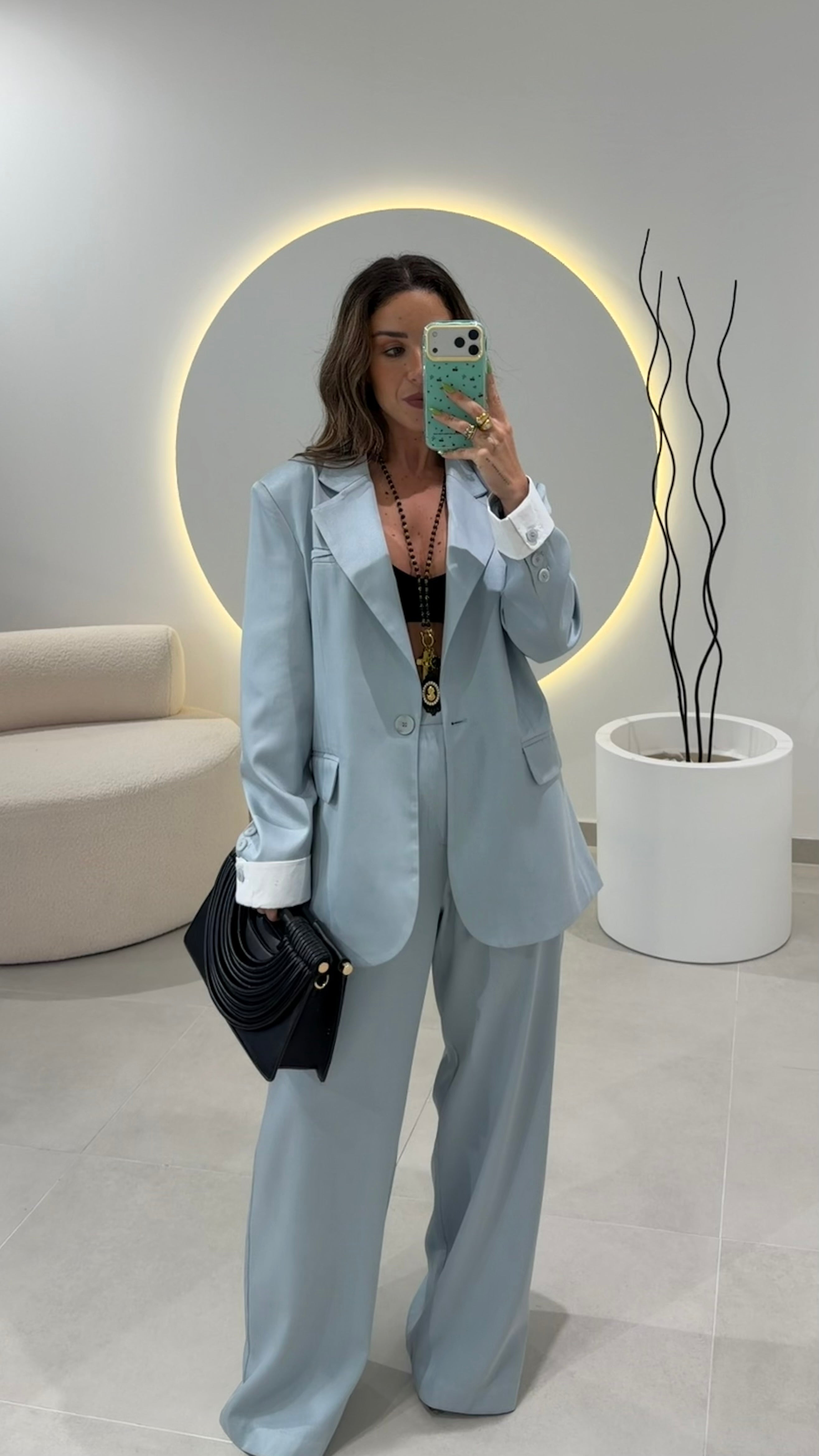 Baby Blue Blazer LUMINA