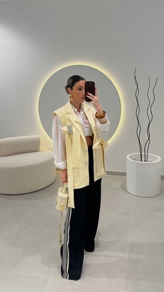 Colete Oversize Jóia Amarelo