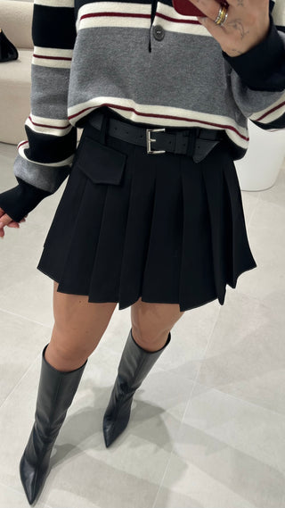 Mini Skirt with Belt