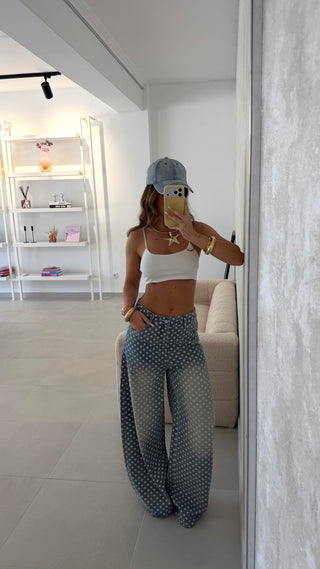 Polka Dot Jeans