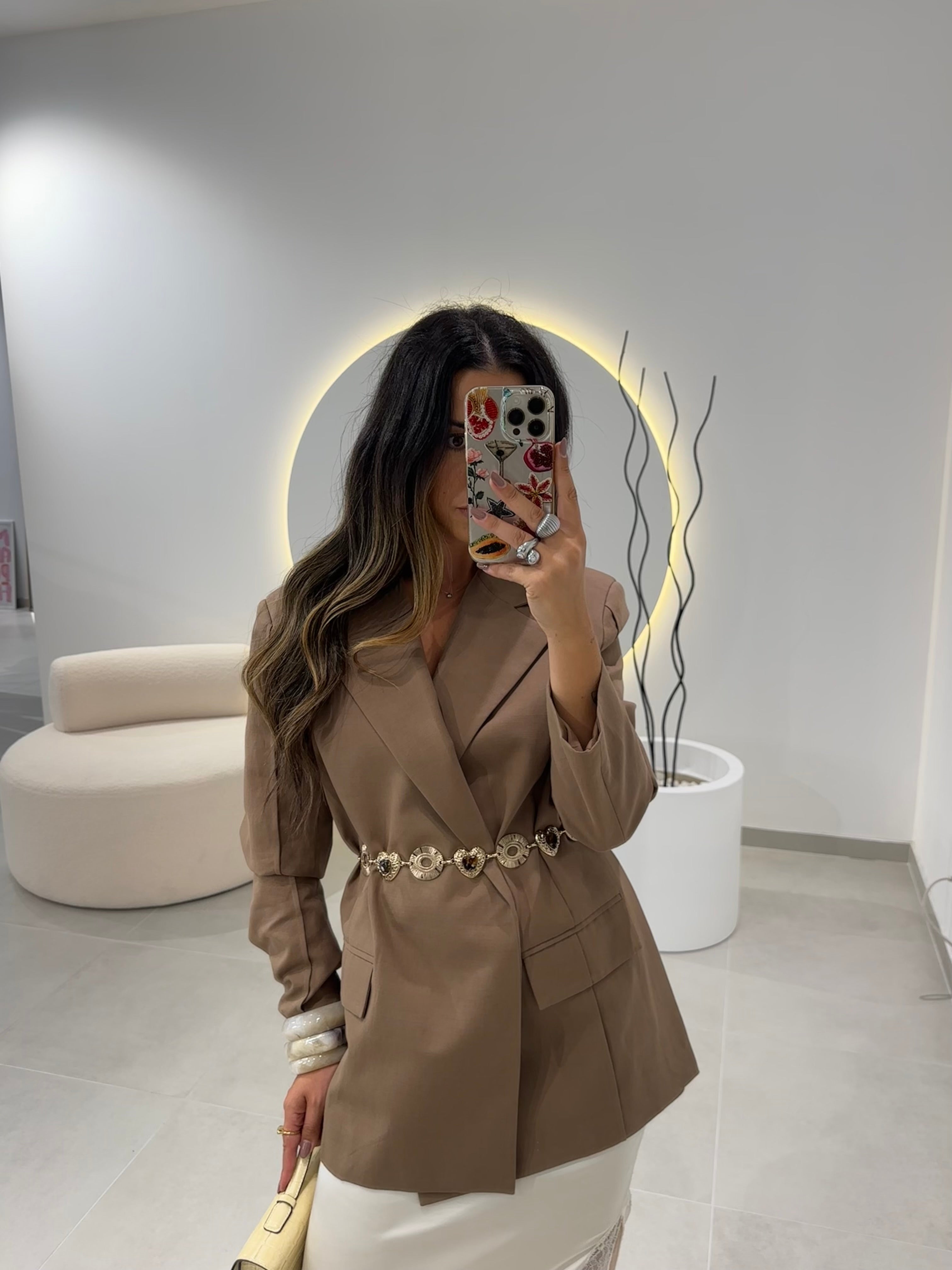 Blazer Toupe Lumina
