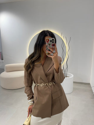 Blazer Toupe Lumina