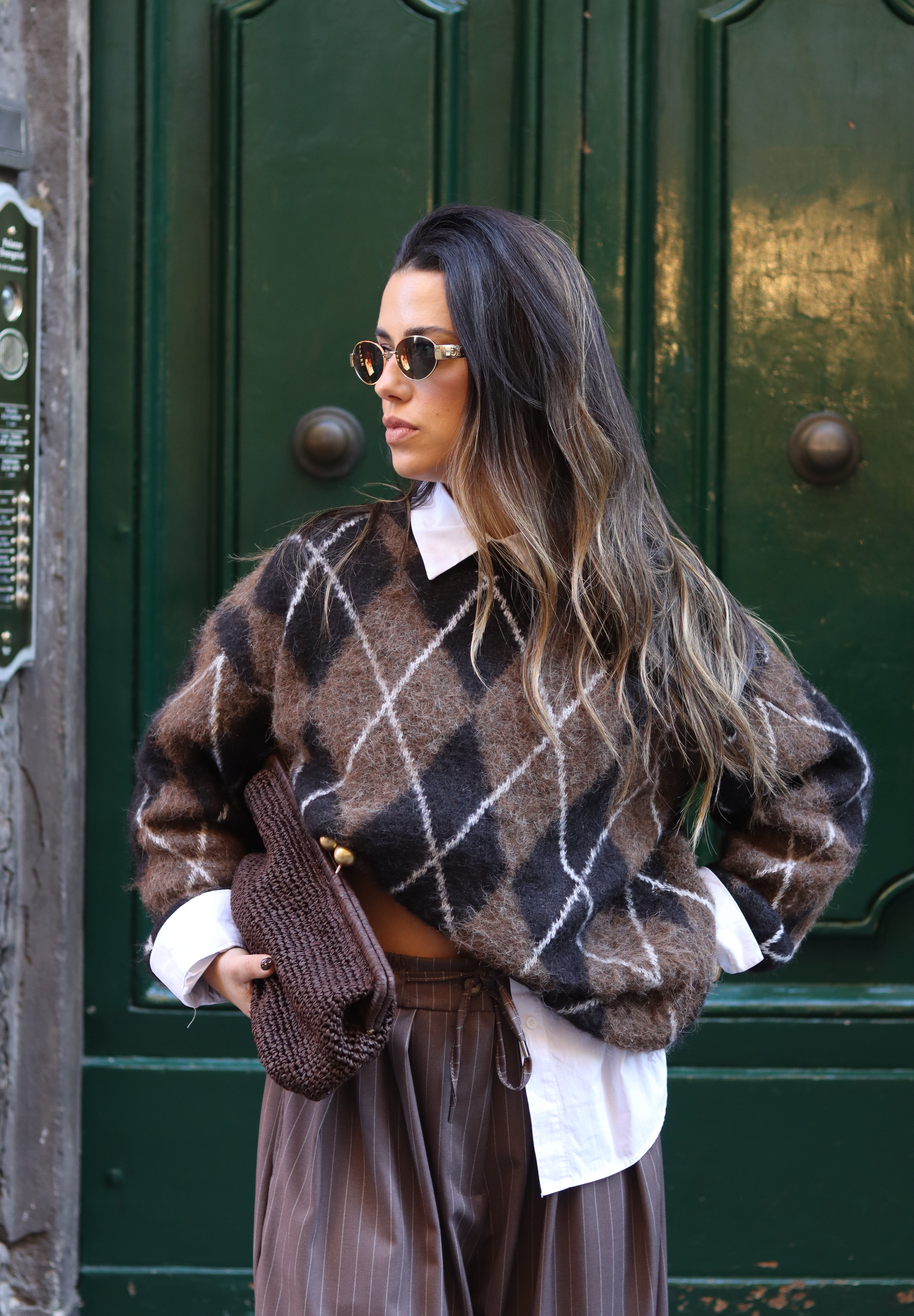 Geometric Knit Sweater