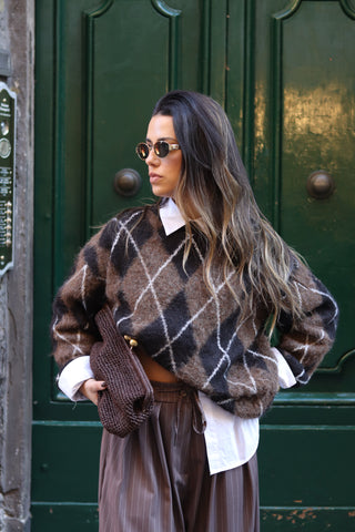 Geometric Knit Sweater