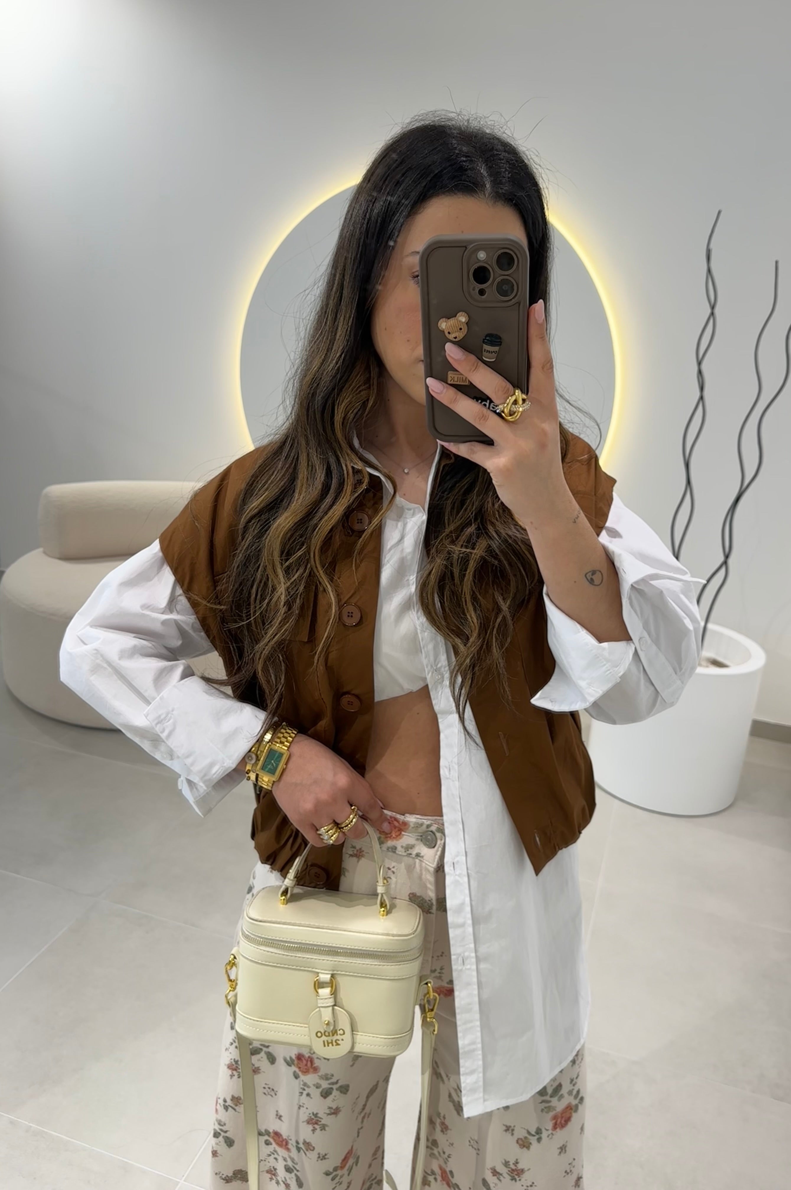 Colete Castanho Lumina