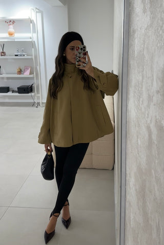 Oversize Camel Trench Coat