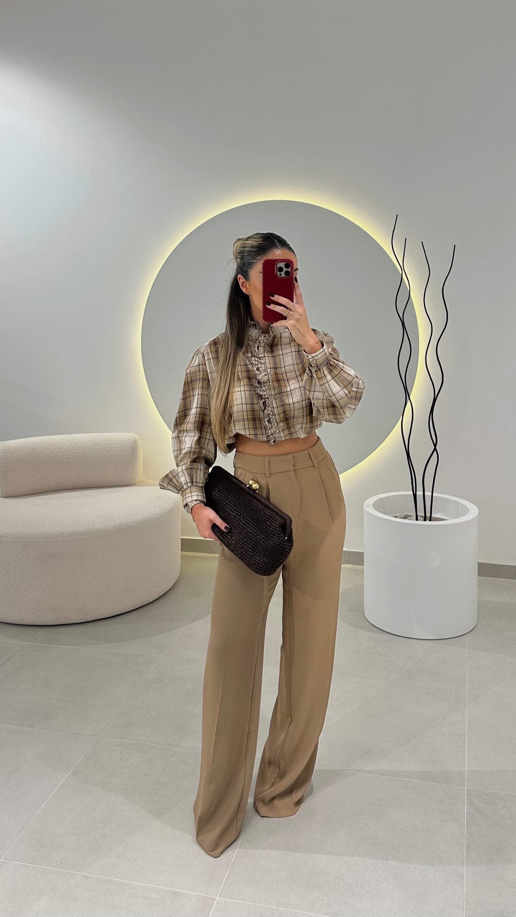 Romantic Checkered Shirt