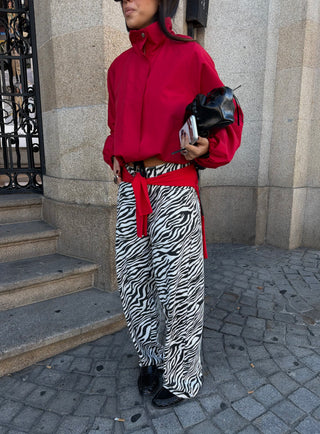 Red Bomber Jacket