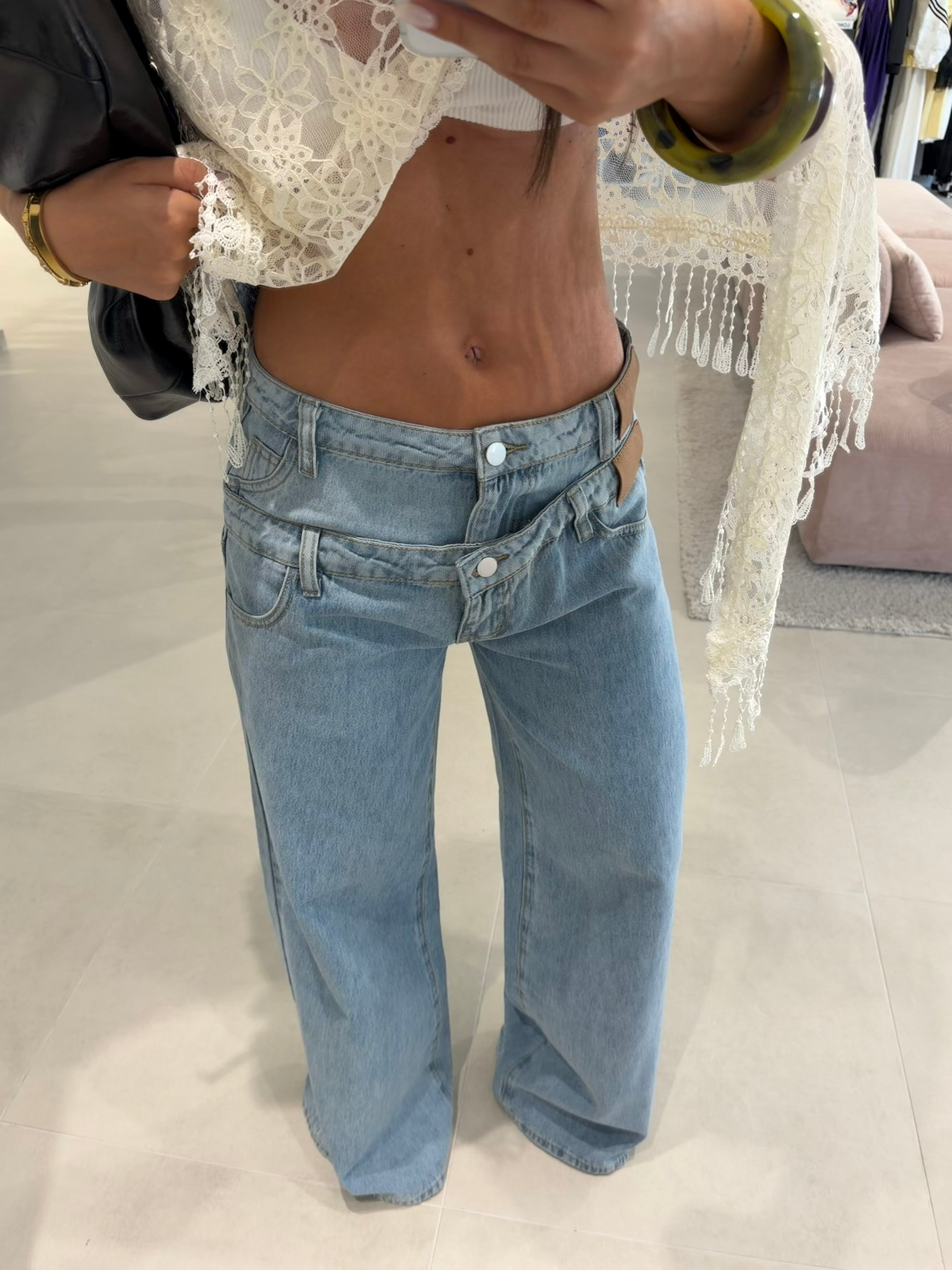 Double Waist Jeans