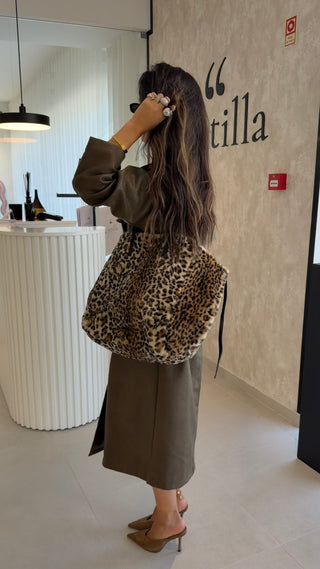 Leopard Fur Bag