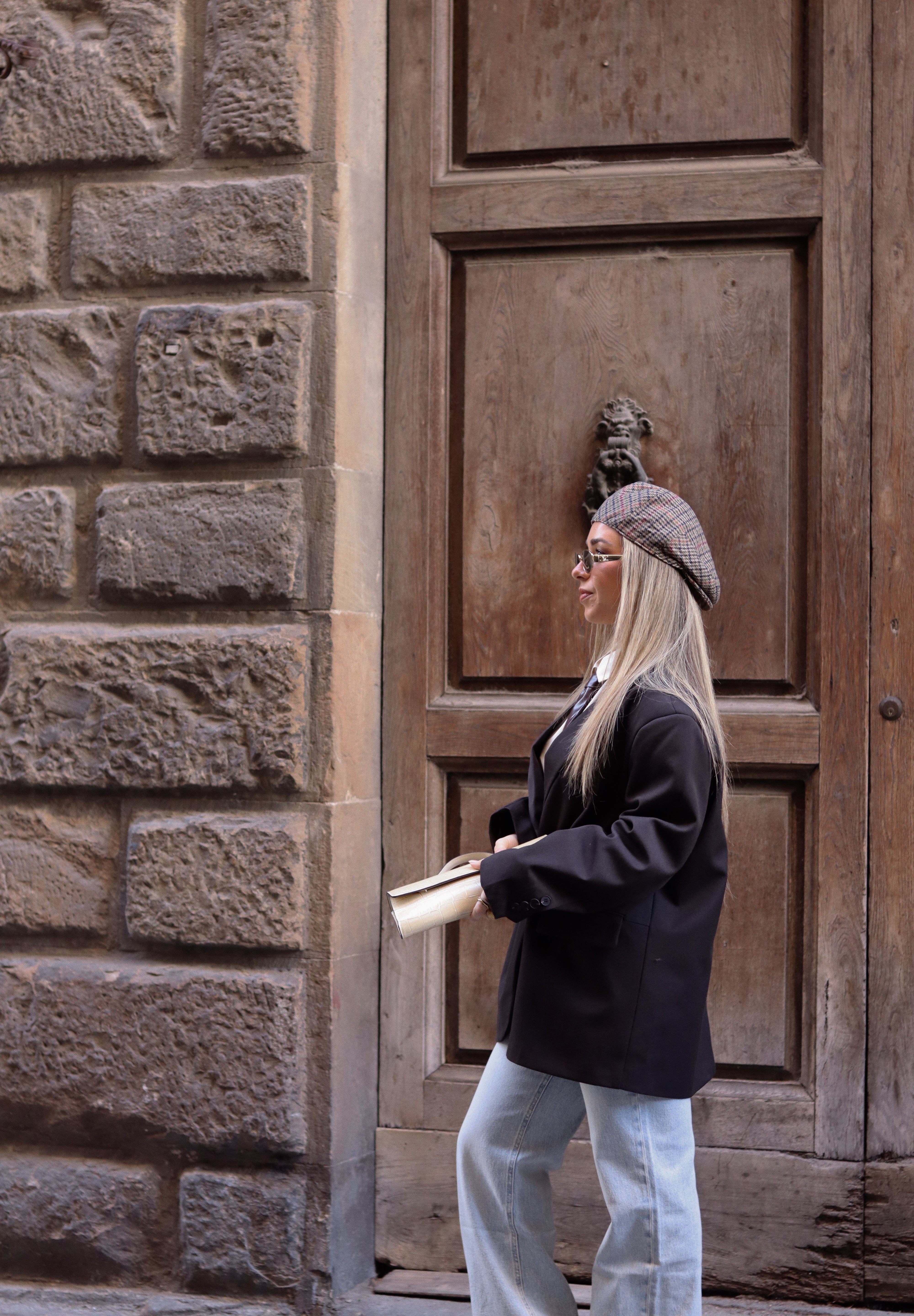 Oversized Dark Brown Blazer LUMINA