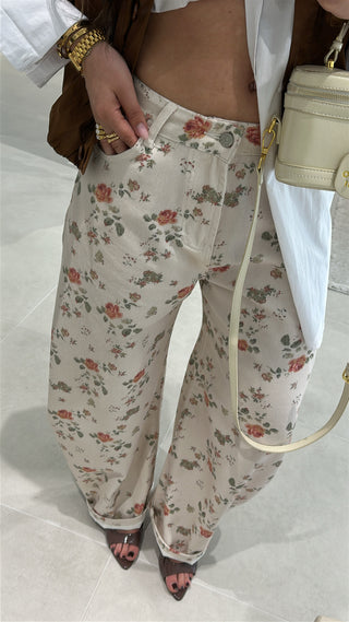 Jeans Balloon Flores