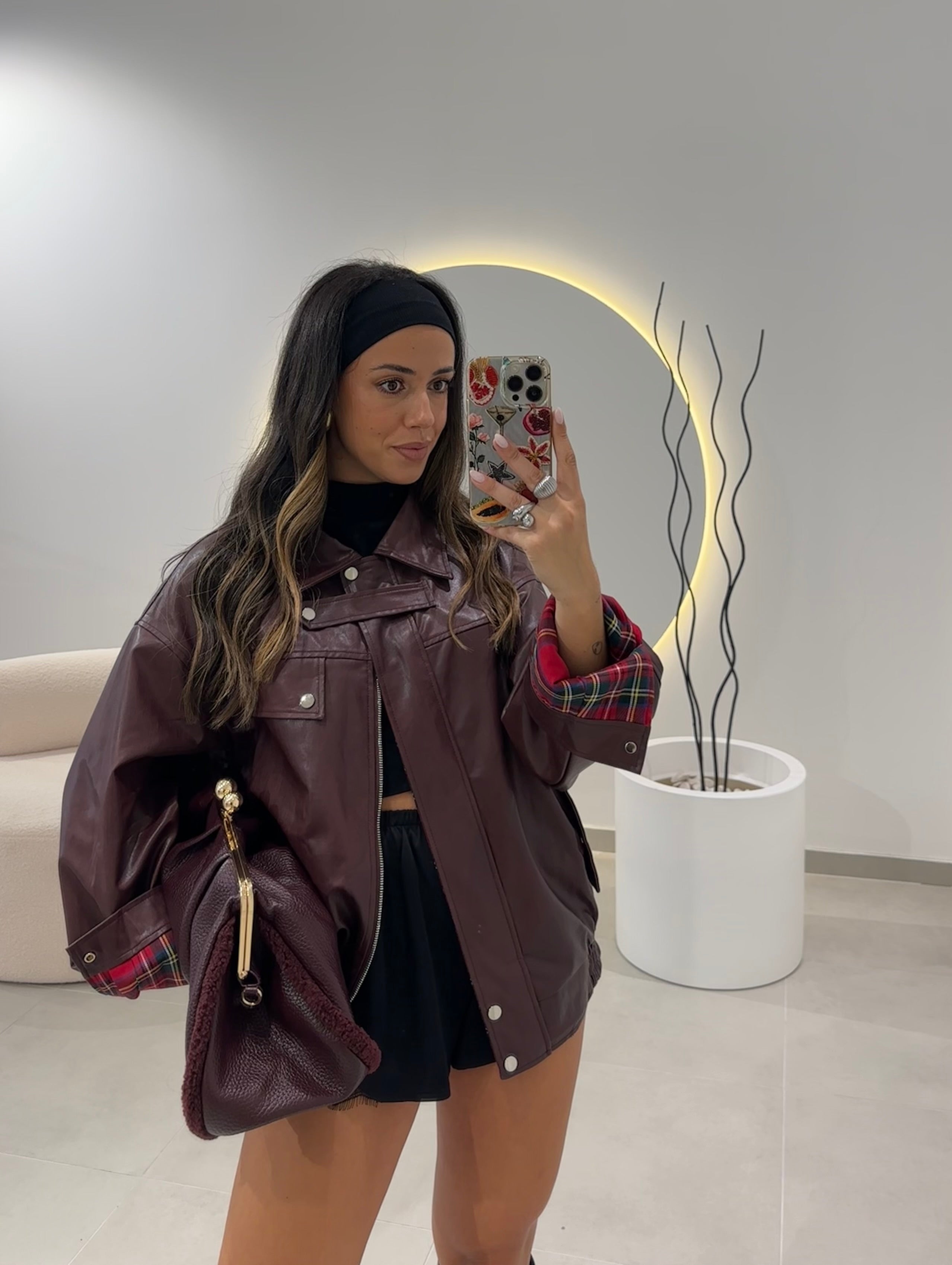 Reversible Bordeaux Biker