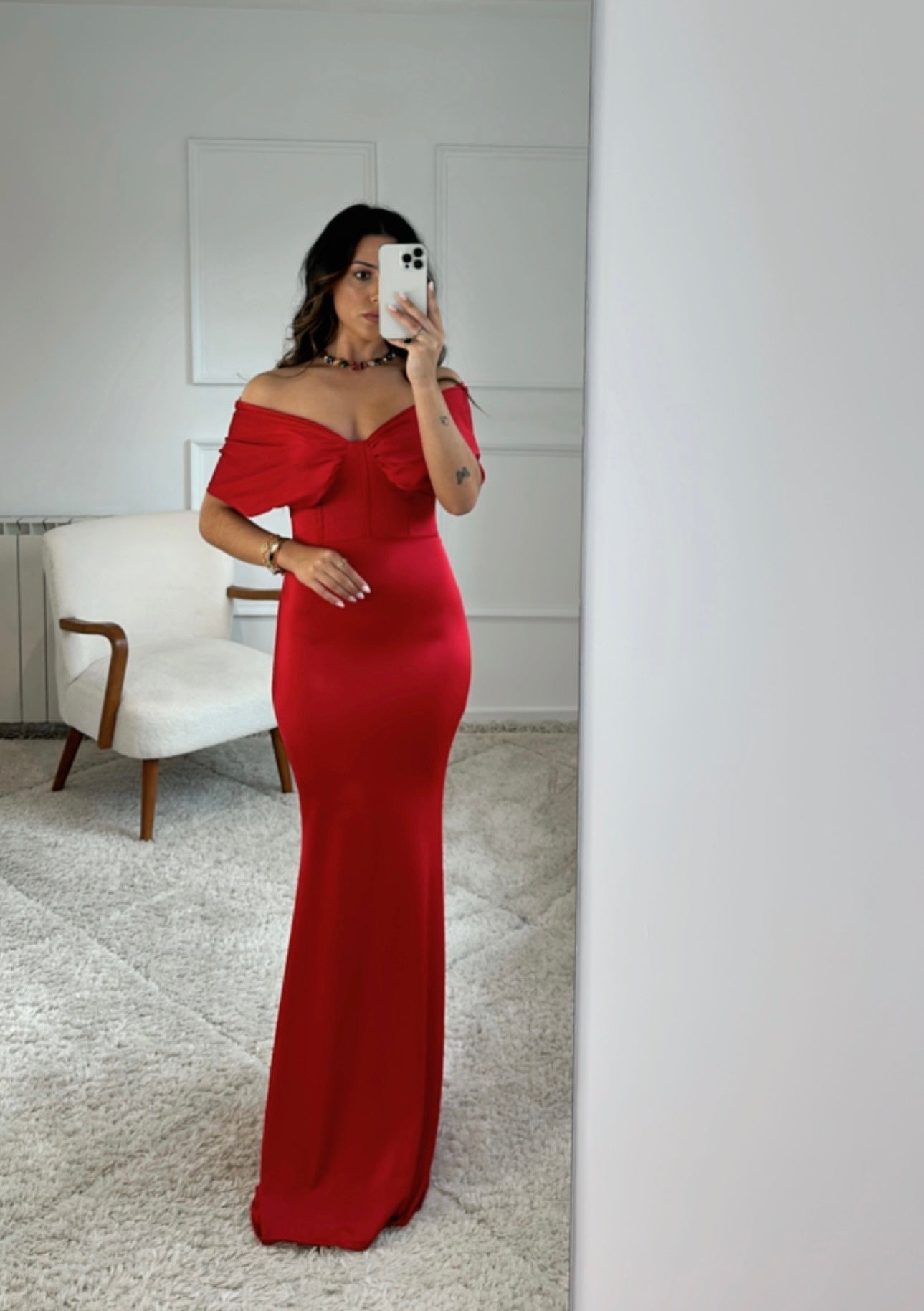 Vestido Cerimónia Vermelho