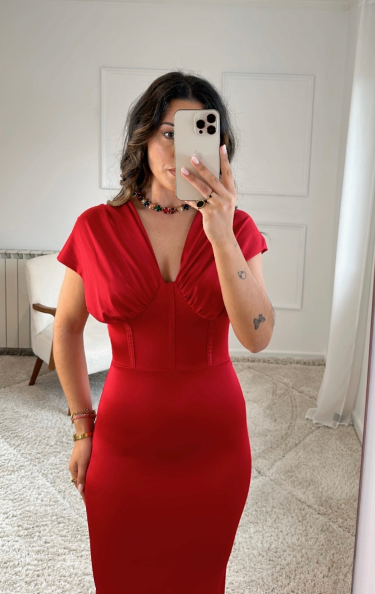 Vestido Cerimónia Vermelho