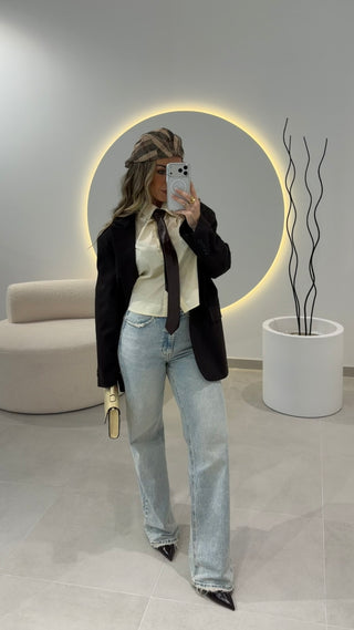 High Waisted Wide Leg Jeans