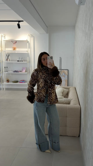Bambi Faux Fur Cuff Jacket
