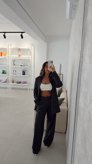 Anthracite Grey Blazer Lumina