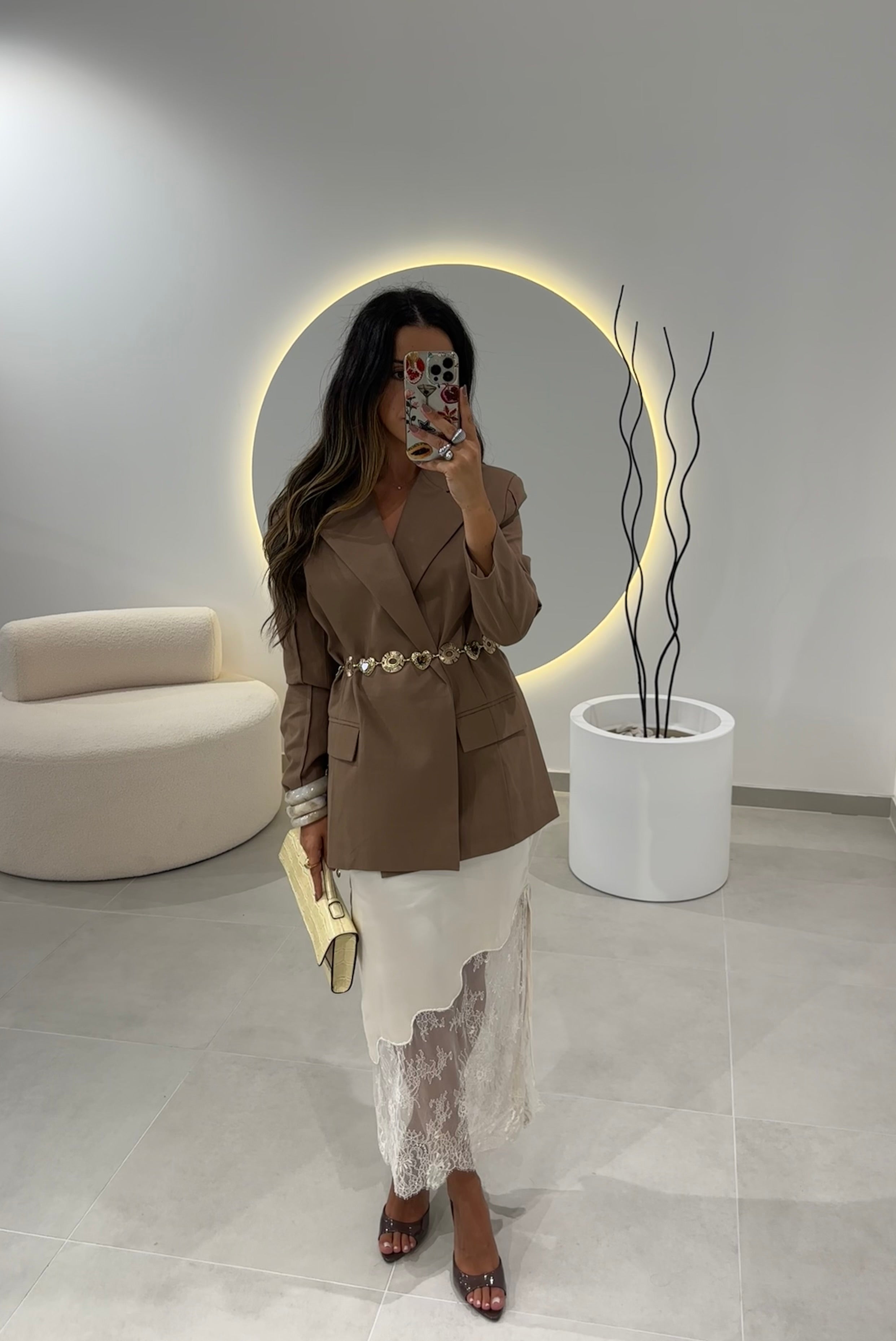Blazer Toupe Lumina
