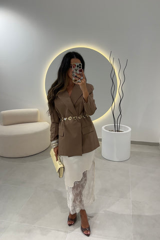 Blazer Toupe Lumina