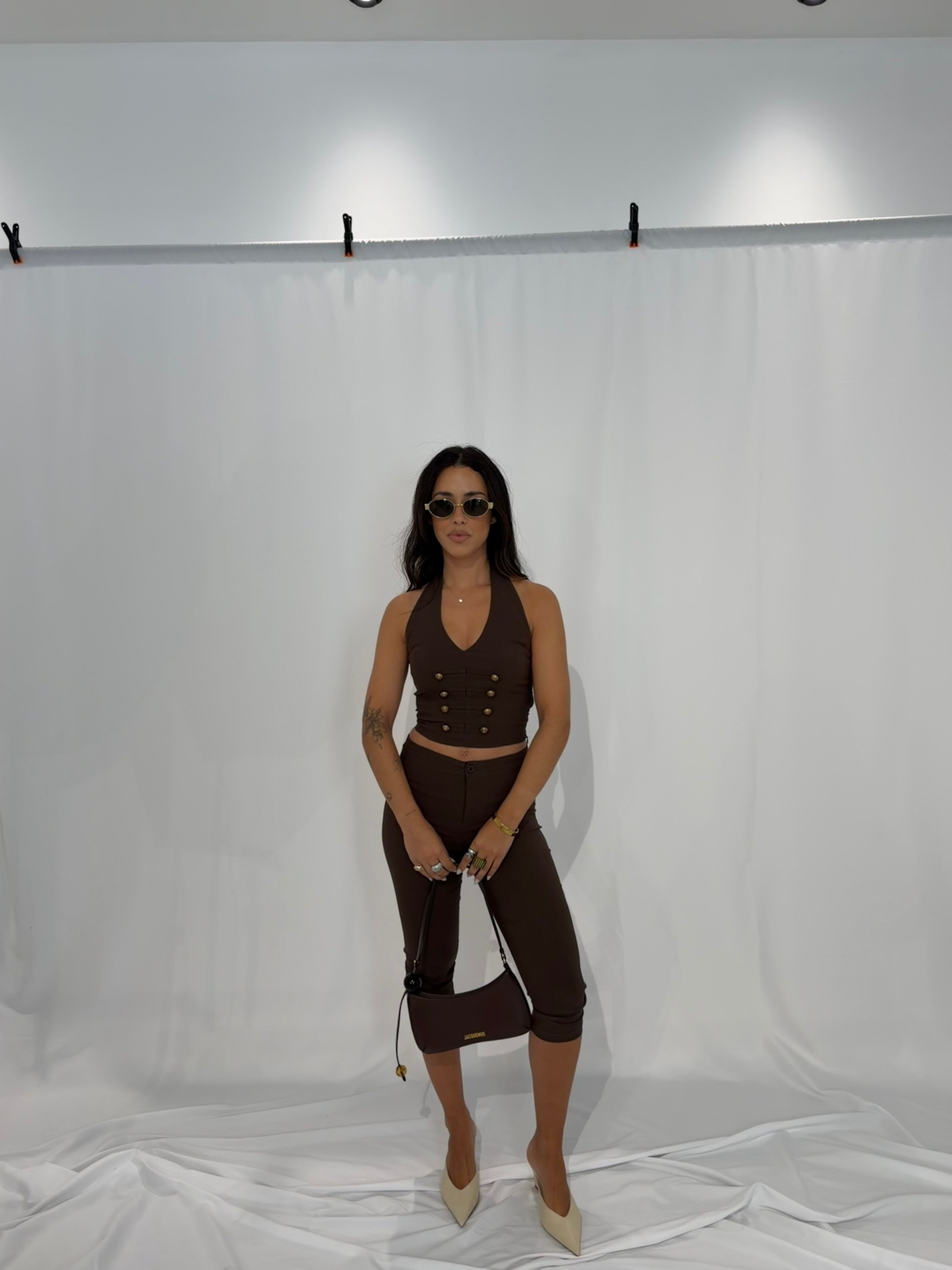 Halterneck Crop Top Lumina