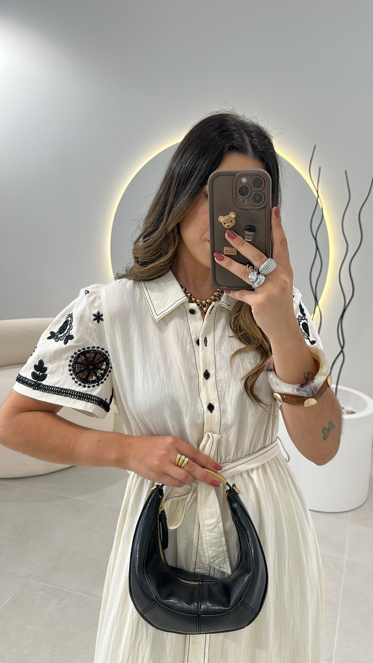 Vestido Longo Bordado
