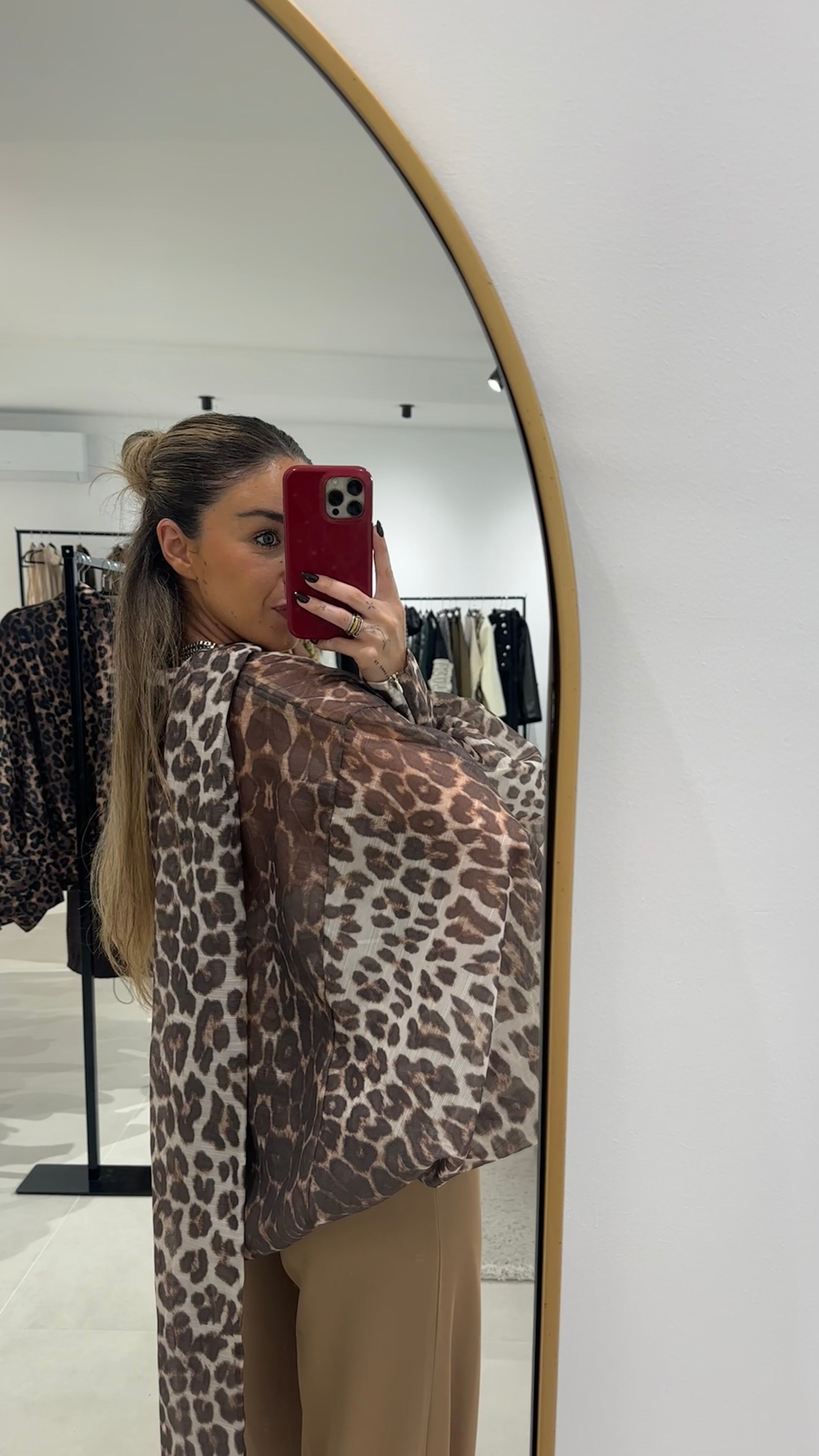 Leopard Blouse