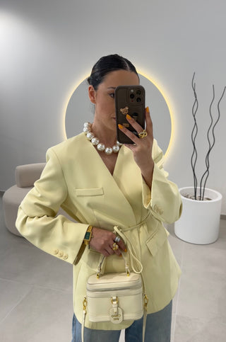Blazer Basic Amarelo Manteiga