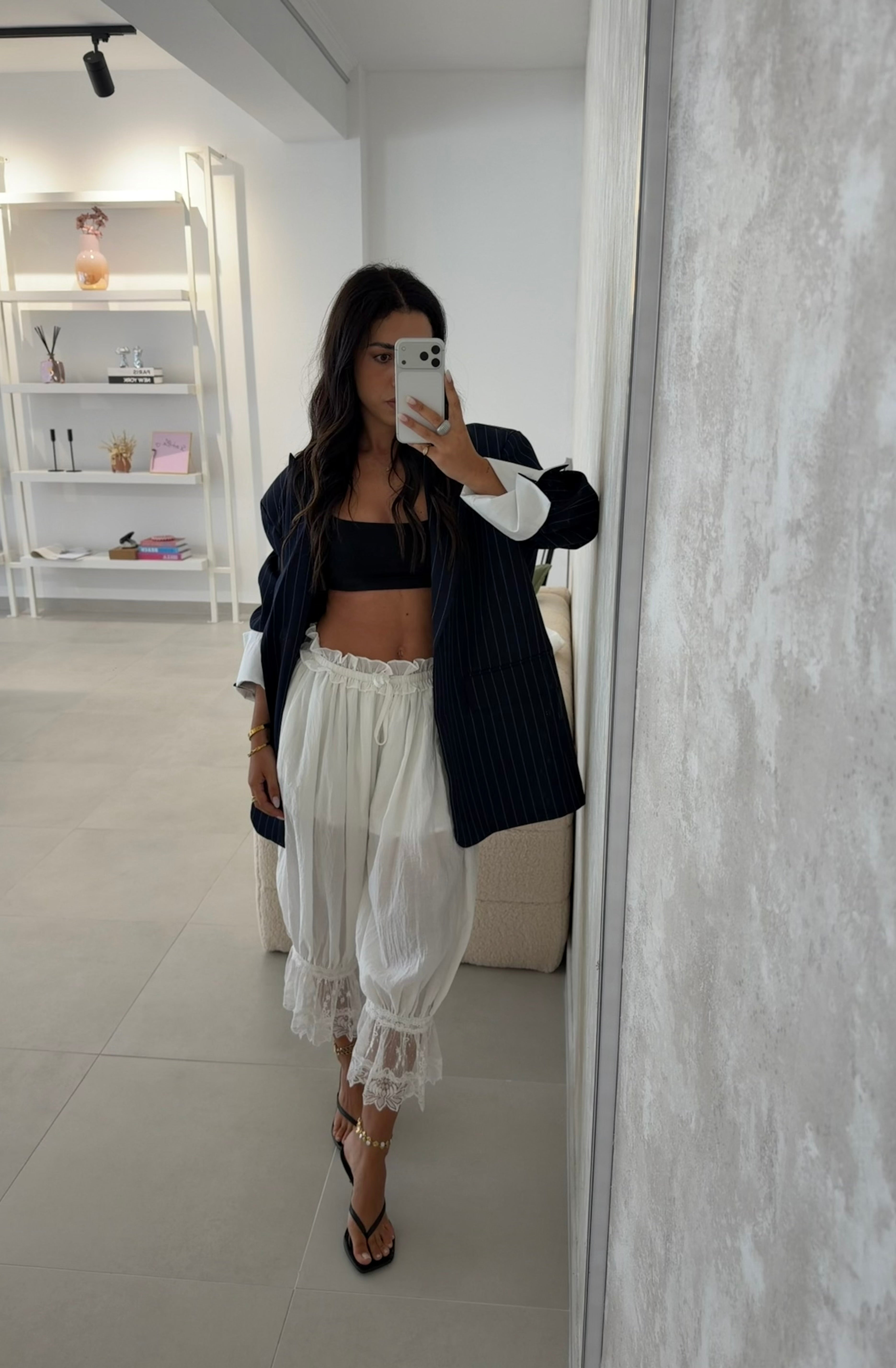 Lace Balloon Pants