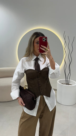 Brown Corset